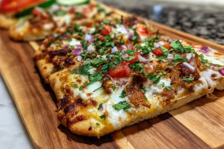 Loaded Flatbread Pizza
